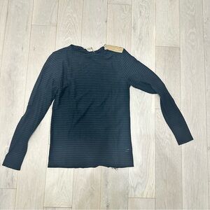 Generation Love Black Ribbed Blouse